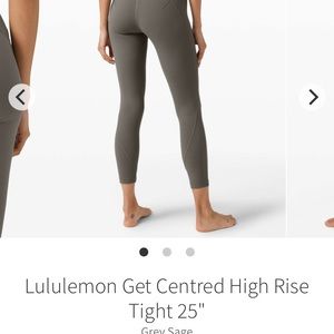 Lululemon Get Centred pant